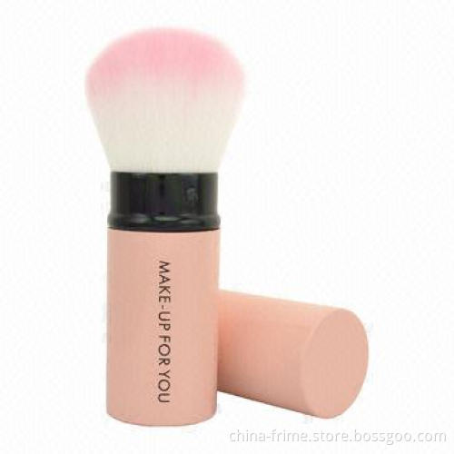 New Hot Double-color Synthetic Hair Makeup Retractable Blush Brush, Various Colors Available